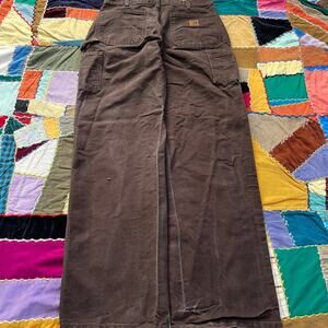 Carhartt Carpenter Brown Workwear Pants 32Wx34L